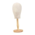 thumbnail image 3 of TOOYFUL Mannequin Head Model Hat Display Stand Height 56cm Multifunctional Head Wooden Support for Barbershop Practical B, 3 of 10