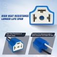 thumbnail image 3 of Lyn666 H4 9003 HB2 Pigtail Headlight Socket Connector Wiring Harness, Female Plug, 14AWG, Ceramic (Pack of 4), 3 of 8