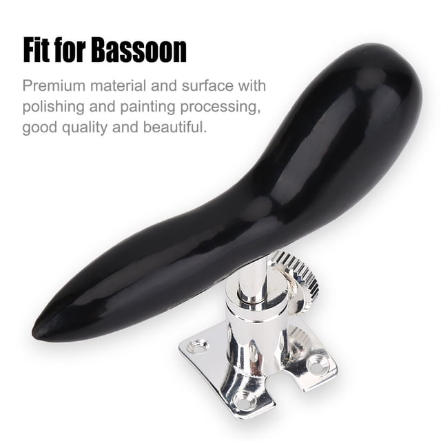 Hand Holder Saddle Rest Bassoon Accessory Hand Holder Stem Polishing Painted Higher Durability For Bassoon Playing Performance