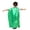 Black/Green, variant on Costume Agent Superhero Reversible Child Costume Cape, 32" Blue