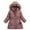Hot Pink#9527, variant on BOOMNY Toddler Boys Girls Padded Jackets Long Sleeve Hooded Puffer Jacket Zip Up Thick Letter Prints Warm Fall Winter Outwear
