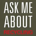 thumbnail image 3 of CafePress - Ask Me About Recycling Dark T Shirt - Men's Classic Graphic Cotton T-Shirt, 3 of 4