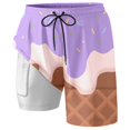 thumbnail image 4 of Kcolen Men's Swim Trunks High Elastic Waist Swim Shorts Men Stretchy Upf Bathing Suit Men Swim Trunks Summer Beach Oversized Men Swim Brief, 4 of 4