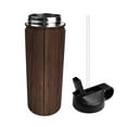 thumbnail image 2 of Yiaed Vintage Wood Print Water Bottle with Straw Lid, Stainless Steel Double Wall Insulated Water Bottle | Leak-Proof and Spill-Proof Water Bottle, 2 of 8