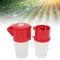 thumbnail image 4 of Enchufe Industrial, Adaptador Industrial Impermeable IP67 Resistente A Altas Temperaturas Para Aeropuertos Para Productos Químicos Para Metalurgia Para Agricultura Para Estaciones, 4 of 7