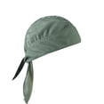 thumbnail image 3 of Naiovety Sombreros Gorros de quimio Pañuelo para la cabeza Bandana Quick Sun Pasamontañas atado por detrás Hip Pop Head Wrap Casco Capucha interior Ciclismo de color verde oscuro Naiovety OD020489-12B, 3 of 6