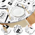 thumbnail image 4 of Baseball Doodle Pattern Round Fitted Tablecloth with Elastic Edge,Dining Table Cover Waterproof,Outdoor Round Tablecloth for Camping,Dining,Indoor and Outdoor, 4 of 7