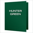 thumbnail image 3 of Oxford Twin-Pocket Folder, Embossed Leather Grain Paper, 0.5" Capacity, 11 x 8.5, Hunter Green, 25/Box, 3 of 6