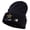 Navy, variant on Star US Army Embroidered 12 Inch Long Knitted Beanie - Black OSFM