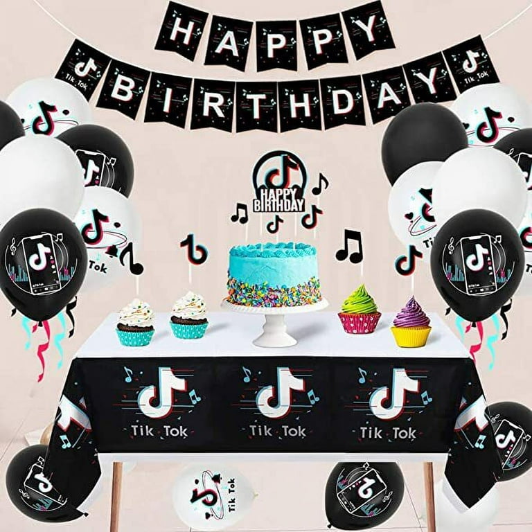 open lace back dress Amazon.com: 25Pcs Tik Happy Birthday Cake Toppers main image 0