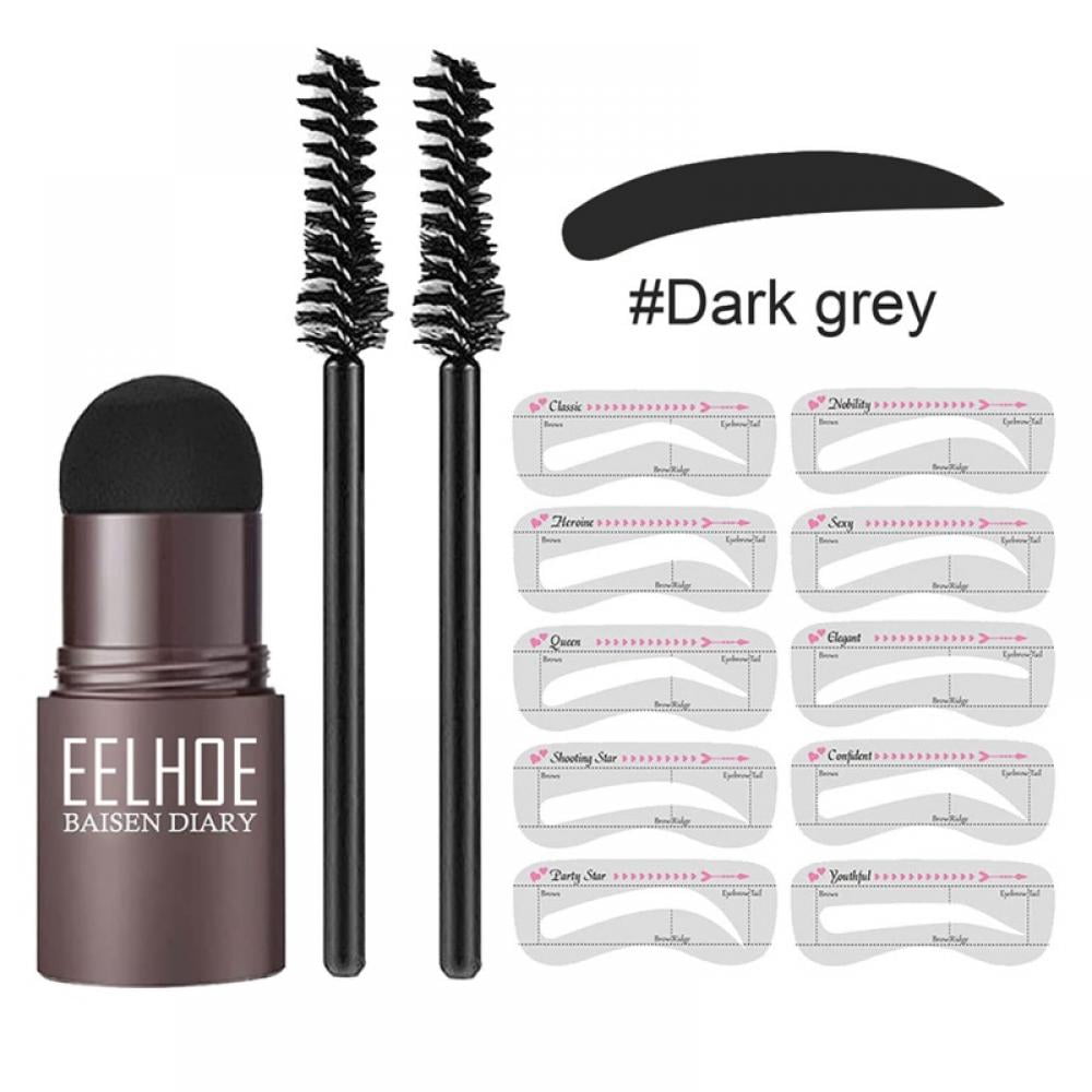 Savlot One Step Eyebrow Stamp Shaping Kit Brow Definer Powder Stamp 