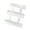 White, variant on Boats Plastic Fishing Rod Rack Holder Light Weight Poles Tube Mount Bracket 3 Rod Tube Fishing Rod Frame Bracket