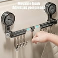 thumbnail image 6 of Towel Racks for Bathroom Qwtwty Suction Cup Hooks Load Bearing Towel Rack Shelf Bathroom Suction Cups Hole Less Multi Purpose Hooks Towel Clothes Accessories, 6 of 6