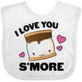 thumbnail image 3 of Inktastic Valentines Day I Love You S'more with Pink Hearts Boys or Girls Baby Bib, 3 of 4