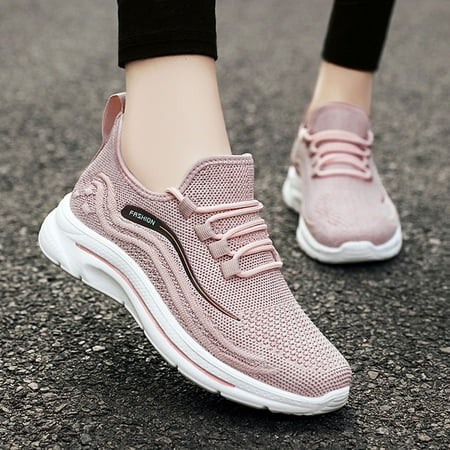 

Ladies Shoes Lace Up Mesh Breathable Fashion Comfortable Shoes Casual Shoes Running Shoes Sneakers for Women Size 7 Womens 996 V2 Sneaker Sneakers Womens Running Colorful Sneakers for Women 7.5