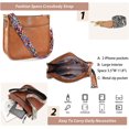 thumbnail image 3 of 2 Adjustable Strap Bag,Crossbody Bags Women,Guitar Strap Purse,Vegan Handbags Soft  Bag For Women, 3 of 6