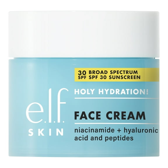 e.l.f. SKIN Holy Hydration! Face Cream Broad Spectrum SPF 30 Sunscreen, 1.7oz