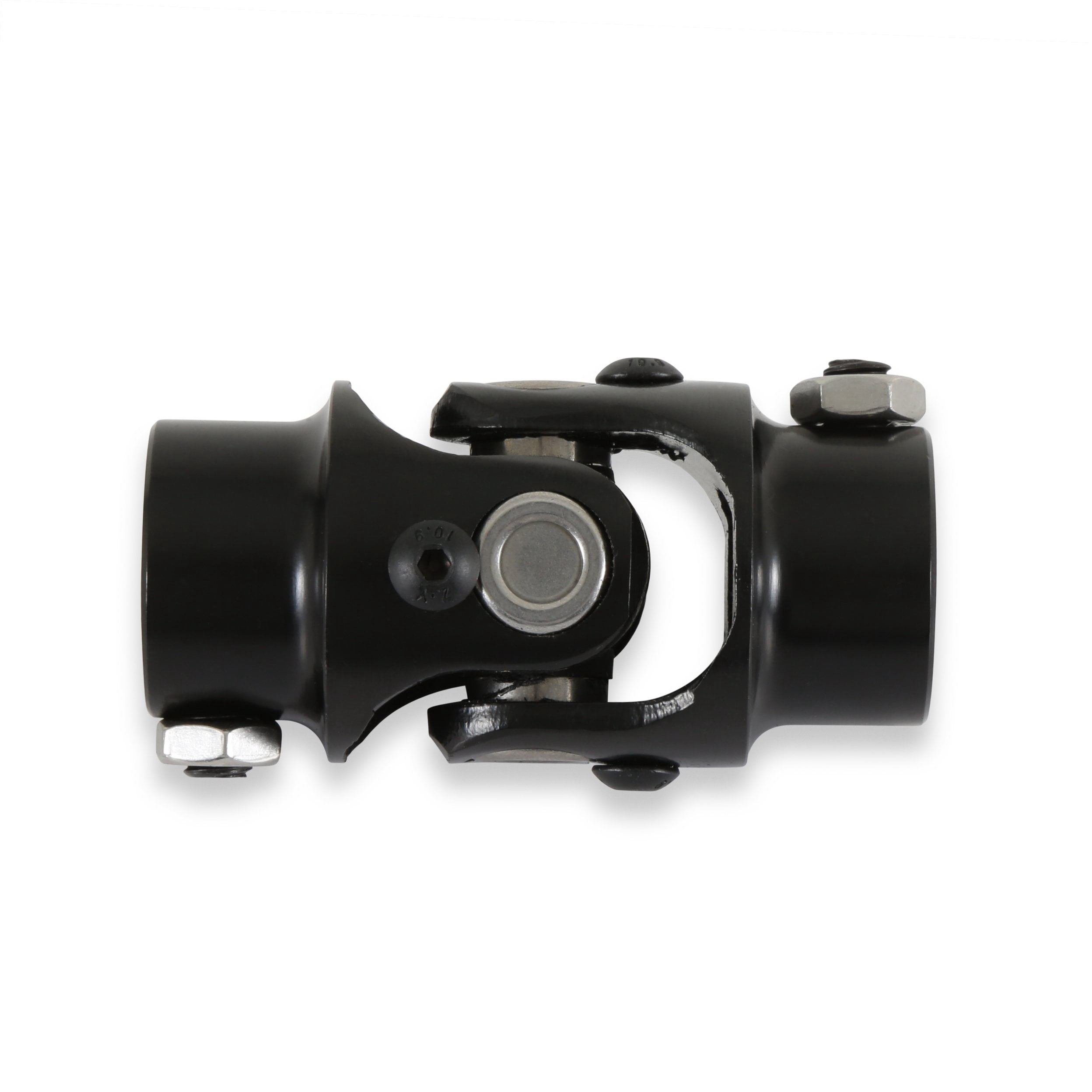 Holley 320-100 U-Joint, 3/4 Inch 30 Spline to 3/4 Inch DD - Black Zinc