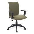 thumbnail image 1 of Leick Chaise de Bureau en Tissu de Lin Vert Sauge, 1 of 3