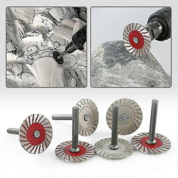 Discos de corte mini de 40 mm para tallado de piedra, hojas de sierra para grabado de mármol, granito, cerámica, porcelana, azulejos (5/10 unidades, s20241224111)