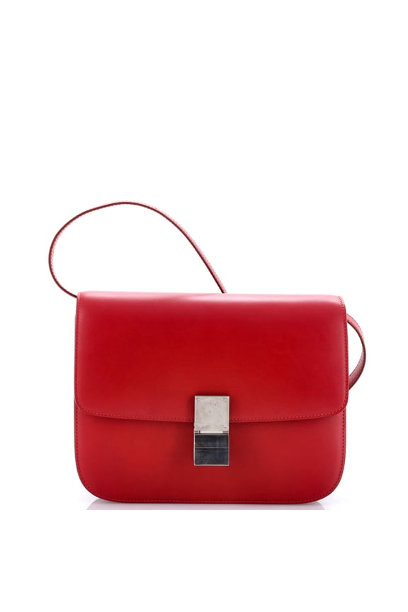 Pre-Owned Classic Box Bag Smooth Leather Medium By Rebag