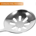 thumbnail image 4 of Stainless Steel Soup Slotted Serving Spoon Set - 2pcs, 4 of 5