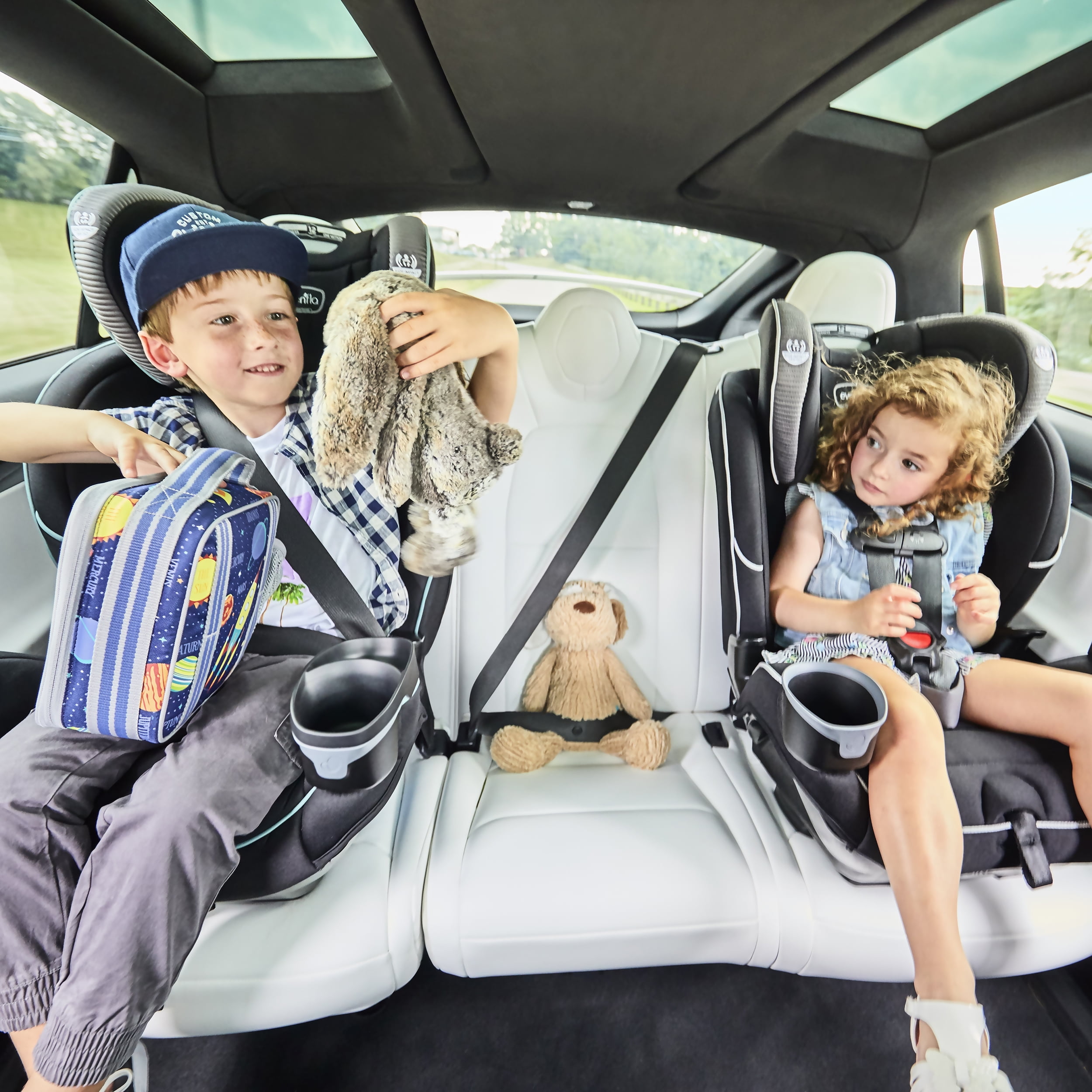 Evenflo - Brandclub - Evenflo EveryFit 4-In-1 Convertible Car Seat (Winston  Gray)