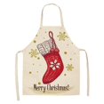 thumbnail image 1 of 1 Delantales de cocina lindos Navidad familia a juego para mujer hombres niño Chef delantal de trabajo, 1 of 5