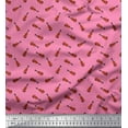 thumbnail image 1 of Soimoi Poly Georgette Fabric Guitar Musical Instrument Print Fabric by The Yard 42 Inch Wide, 1 of 3
