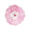 thumbnail image 5 of Fiore Hand Blown Art Glass Wall Décor with Floral Finial Centerpiece, Pink, 14" Diameter, 5 of 8