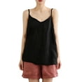thumbnail image 5 of Womens Tank Tops Summer Casual Sleeveless V Neck Camisole Loose Fit Spaghetti Strap Cami Shirts, 5 of 6