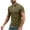 Brown, variant on Vmvidoty Men's Workout Shirt Athletic Core Shirt Quick Dry Stand Collar Short Sleeve Performance T-Shirt Dark Gray XXL