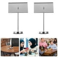 thumbnail image 4 of EeaseCA 1Pc Useful Table Cards Holder Stainless Steel Menu Cards Holder Restaurant Supply, 4 of 8
