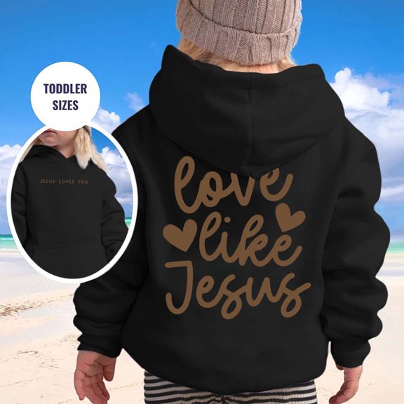 Hpapadks Hoodies for Teen Girls Kids Letter Graphic Hoodie Casual Sport Pullover Top Toddler Sweatshirt Black 5-6 Years