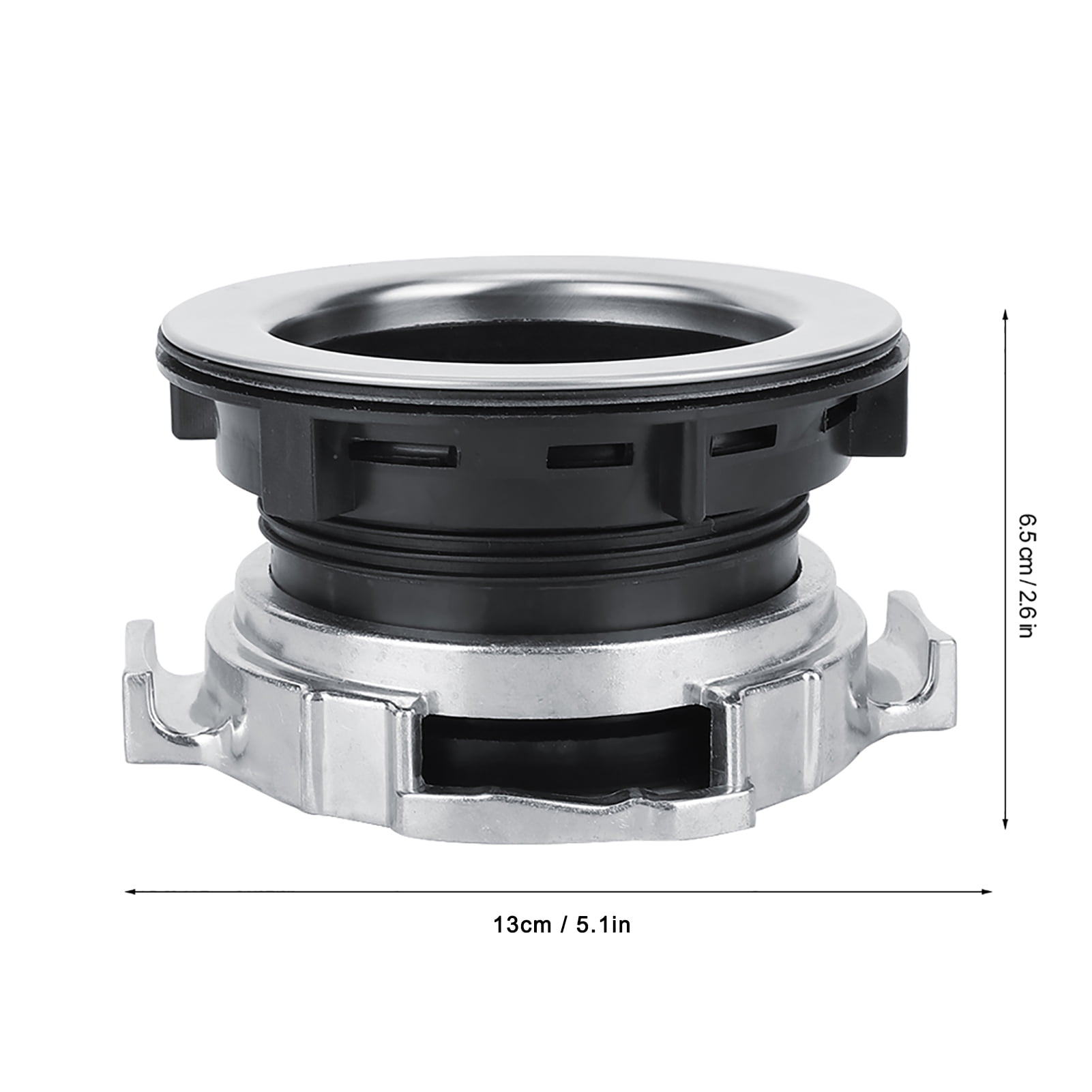 BIMZUC Food Waste Disposer Flange and Drain Lock Nut Replacement Kit for Waste King, Stainless Steel Garbage Disposal Accessories (5.1 x 2.6 inches / 13 x 6.5 cm)