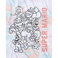 thumbnail image 2 of Nintendo Men's Super Mario Black And White Character Squad Tie-Dye T-Shirt, 2XL, 2 of 3