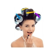 Hair Rollers for Women, 12 Pack Self Grip Hair Rollers Set Rollers Hair Curlers DIY Curling Tool Hair Curlers Rollers Tools,Jumbo Large Rollers for Women Men, Random Color,55mm