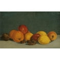 thumbnail image 2 of Jan Matejko 18x13 Gold Ornate Wood Frame and Double Matted Museum Art Print Titled - Still IIfe with Fruits (1852), 2 of 4