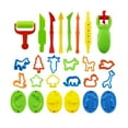 thumbnail image 1 of 26 piezas de herramientas de plastilina, juego de accesorios para plastilina, varios moldes de MABOTO  Herramienta de plastilina, 1 of 7