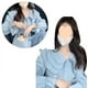 thumbnail image 3 of Top de manga larga NikouMX con volantes y botones cuello de muñeca, 3 of 8