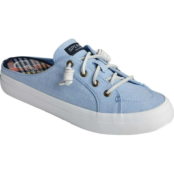 Women's Sperry Top-Sider Crest Vibe Sneaker Mule Blue Canvas 8.5 M