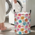 thumbnail image 6 of Uemuo Easter Egg Pattern Circular Laundry Hamper Basket with handles,Collapsible laundry basket,Large capacity laundry hamper,Laundry Organizer-Small, 6 of 8
