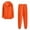 Orange, variant on Women 2 Piece Sweatsuit Outfits Sets Zipper Up Hooded Sweatshirt And Jogger Pants Workout Sets Women Hooded Sweatshirt and Pant Tracksuit Sport Suit, M&Orange