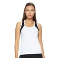 thumbnail image 4 of Expert Brand USA-Made Women's Oxymesh™ Athletic Tank Top, White/Black, Medium, 4 of 5
