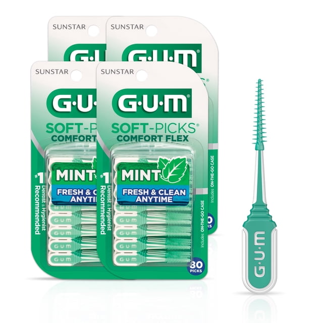 Dental Picks GUM Soft-Picks Comfort Flex - Limpiador de dientes (80 unidades)