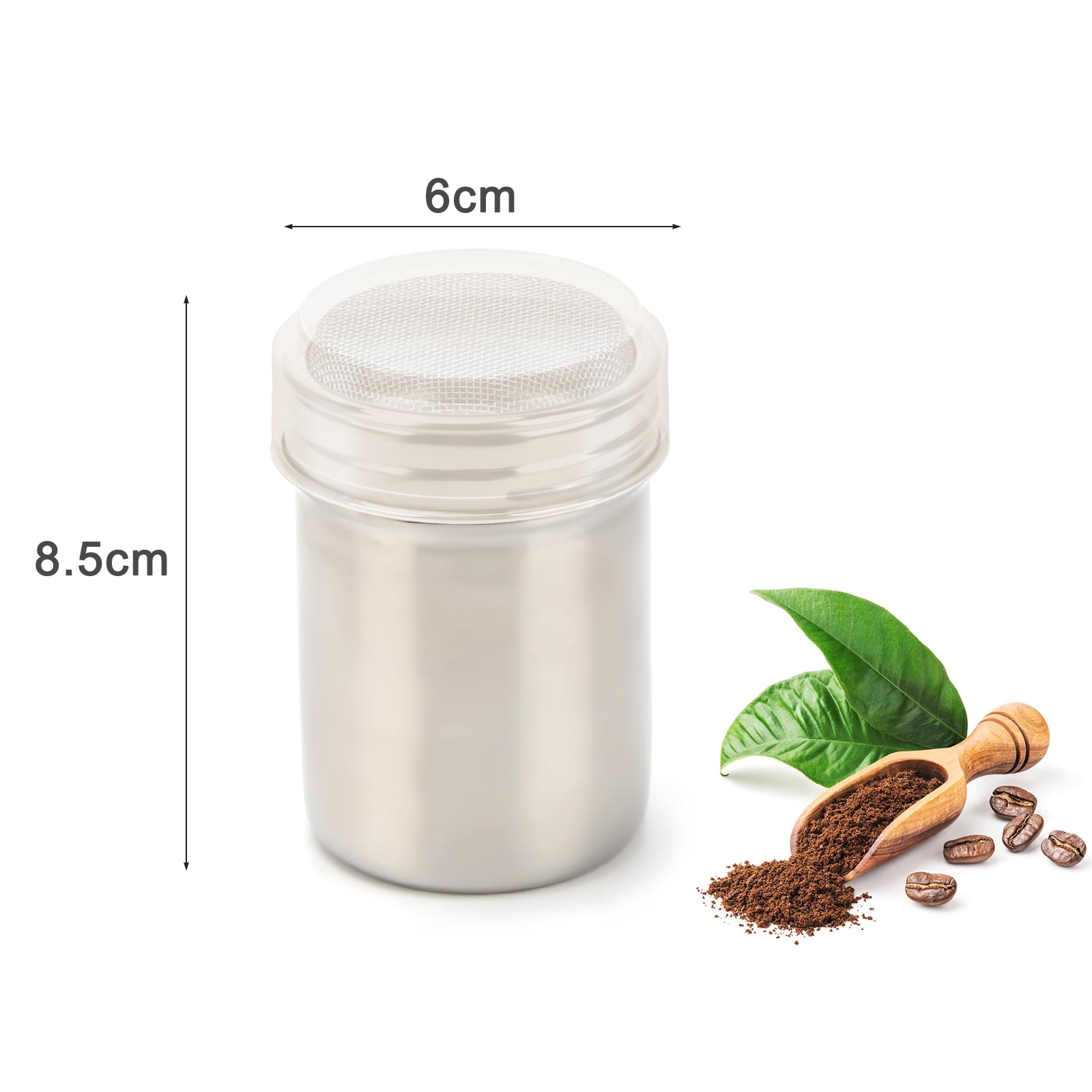 Powder Suger Shakers, Stainless Steel Powder Shaker, Endurance All Pur –  BABACLICK