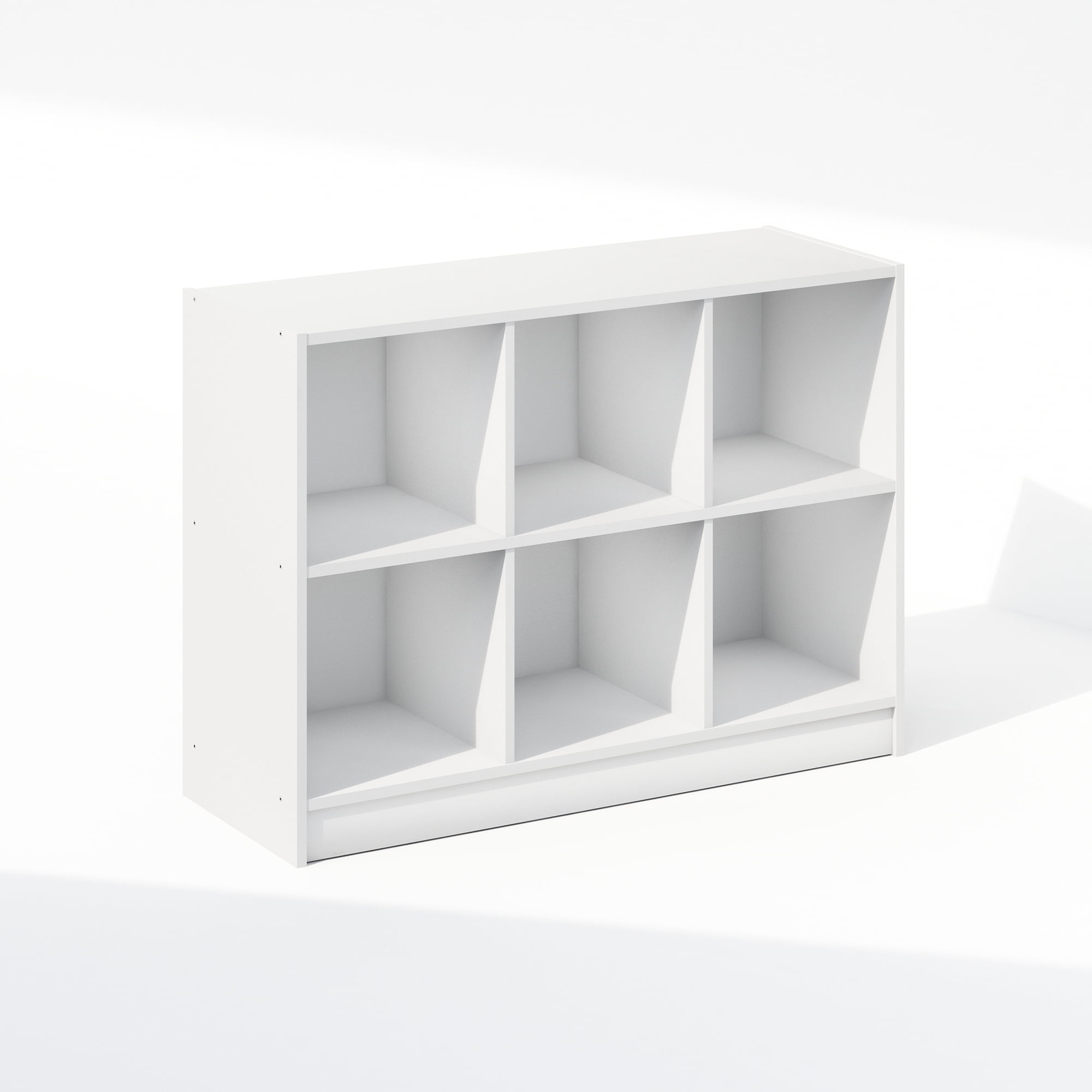 Furinno Basic 3x2 Cube Organizer Shelf Storage, Bookcase, White