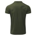thumbnail image 5 of Ketyyh-chn99 Men's Polo Shirt Shirts for Men Fashion Tops Polo Shirts for Men Army Green,XL, 5 of 5