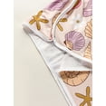 thumbnail image 6 of Toddler Baby Girl Hooded Beach Towels Infant Floral Swimsuit Cover up Summer Cute Beach Bath Poncho Towel Cloak, 6 of 7