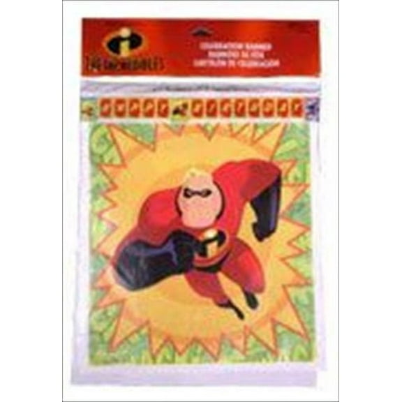 Incredibles Happy Birthday Banner (8ft)
